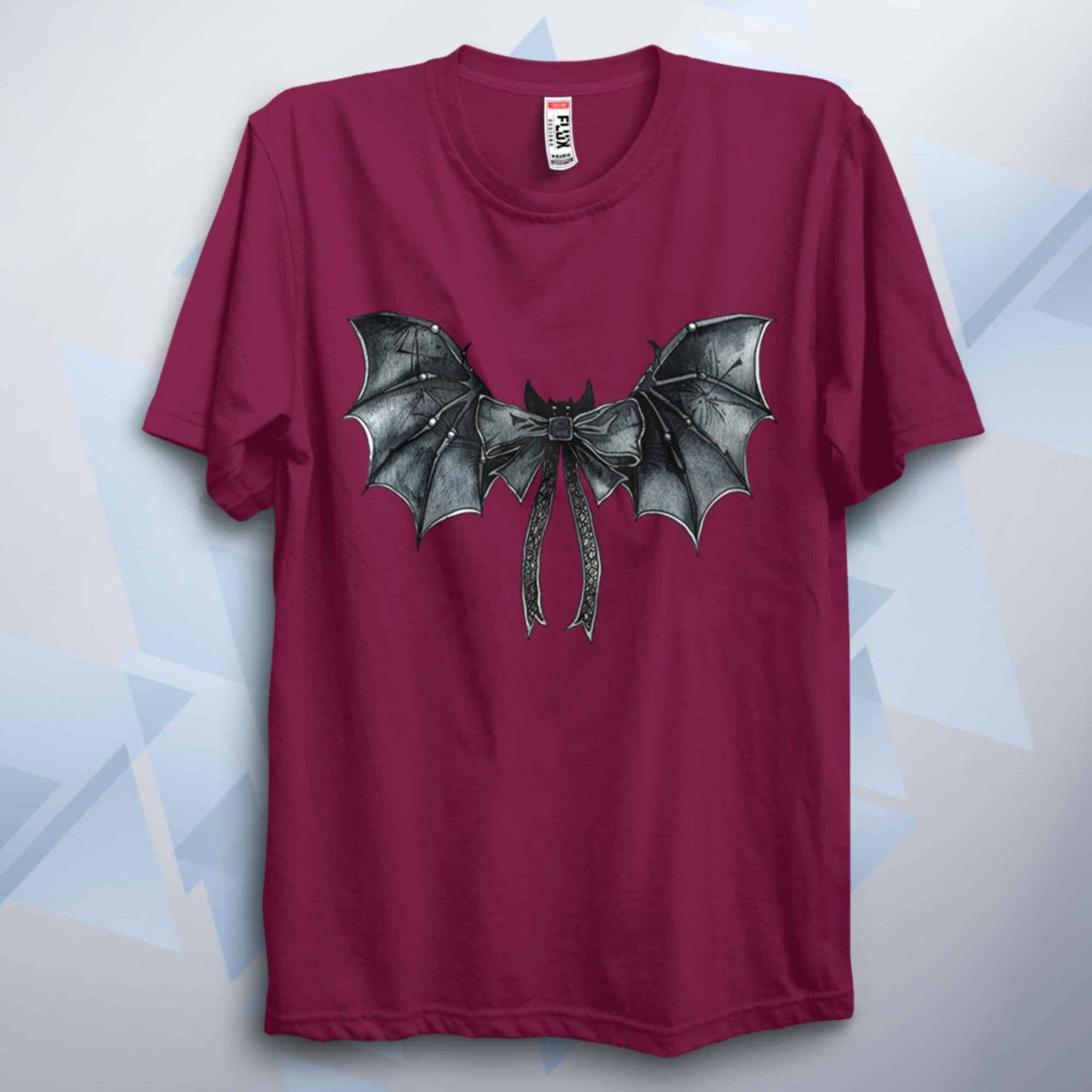 Gothic Bat Bow Unisex T Shirt