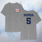 Personalised 2024 Football Euro Tribute T Shirt