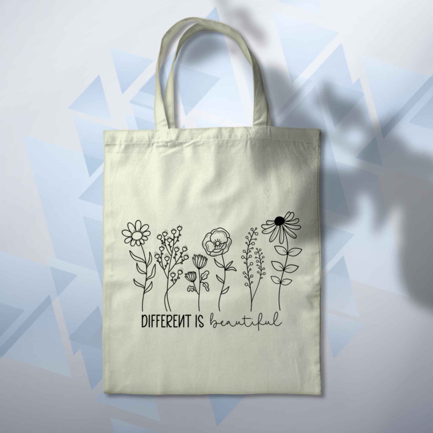 Different Is Beautiful Inspirational Tote 10L Bag