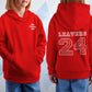 Personalised LEAVERS 2024 Kids Hoodie Custom Names