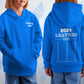 Personalised LEAVERS Long List 2024 Name On Top Kids Hoodie Custom Names