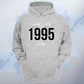 Personalised Limited Edition White Outline Unisex Hoodie