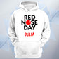 Personalised Red Nose Day Unisex Hoodie