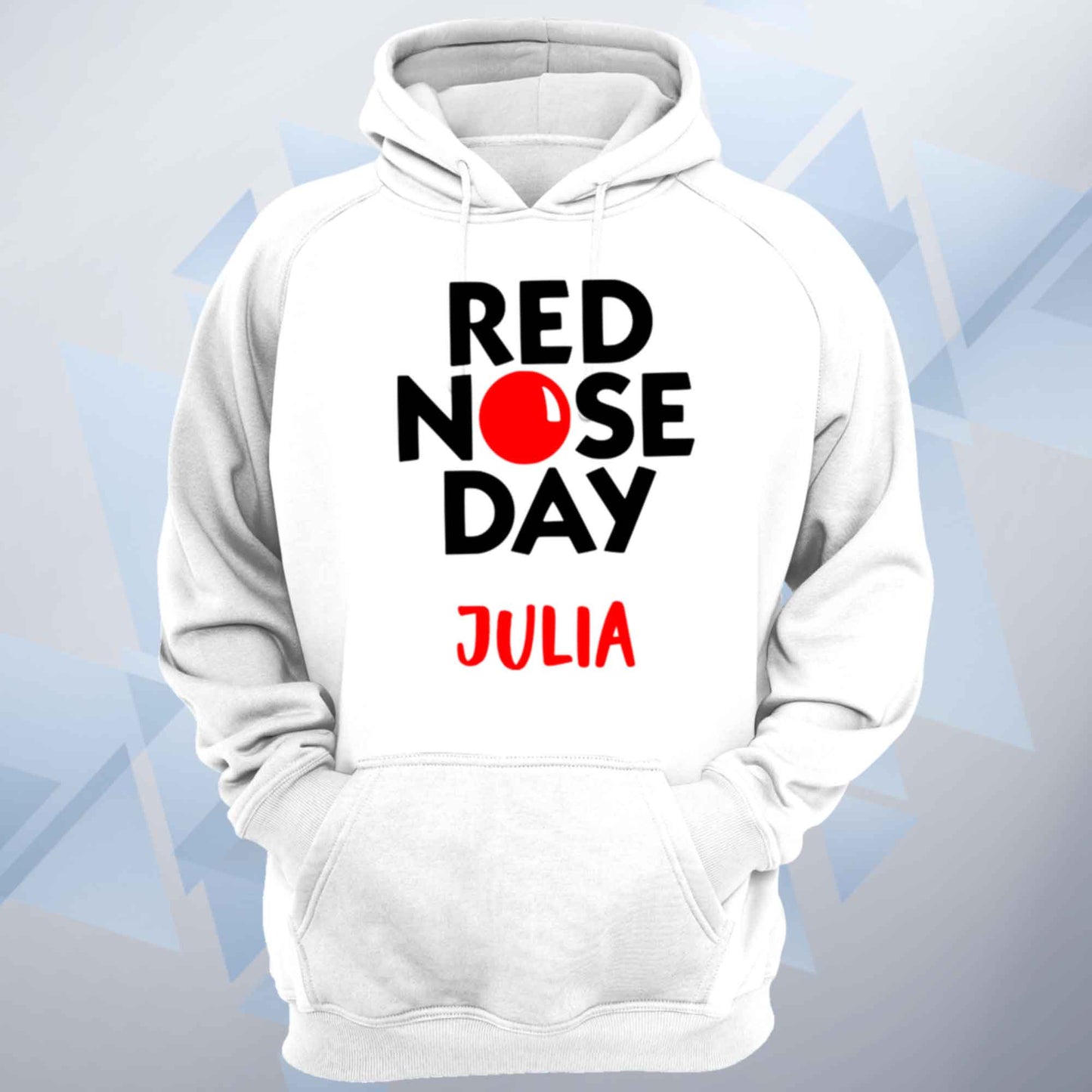 Personalised Red Nose Day Unisex Hoodie