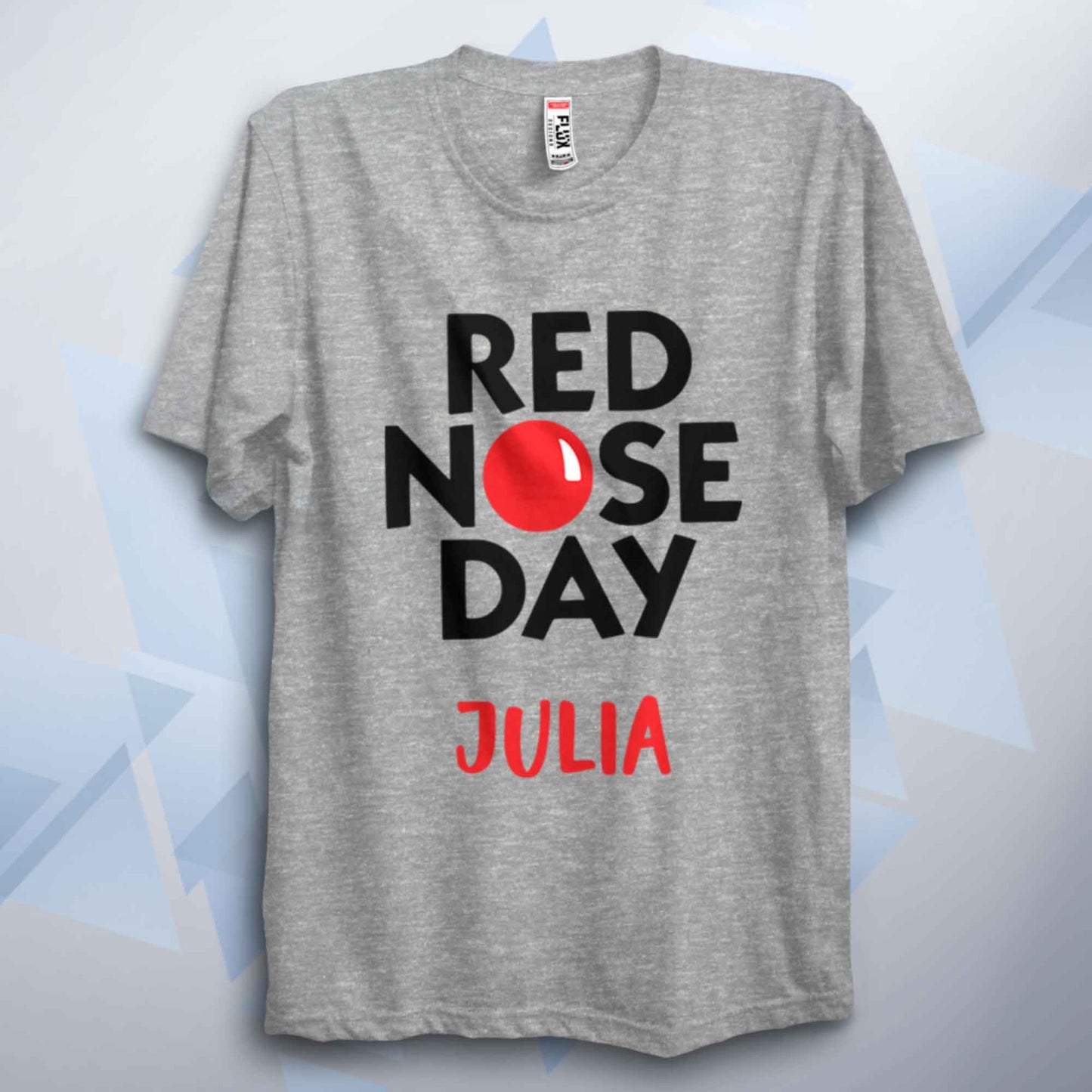 Personalised Red Nose Day Unisex Adult T Shirt