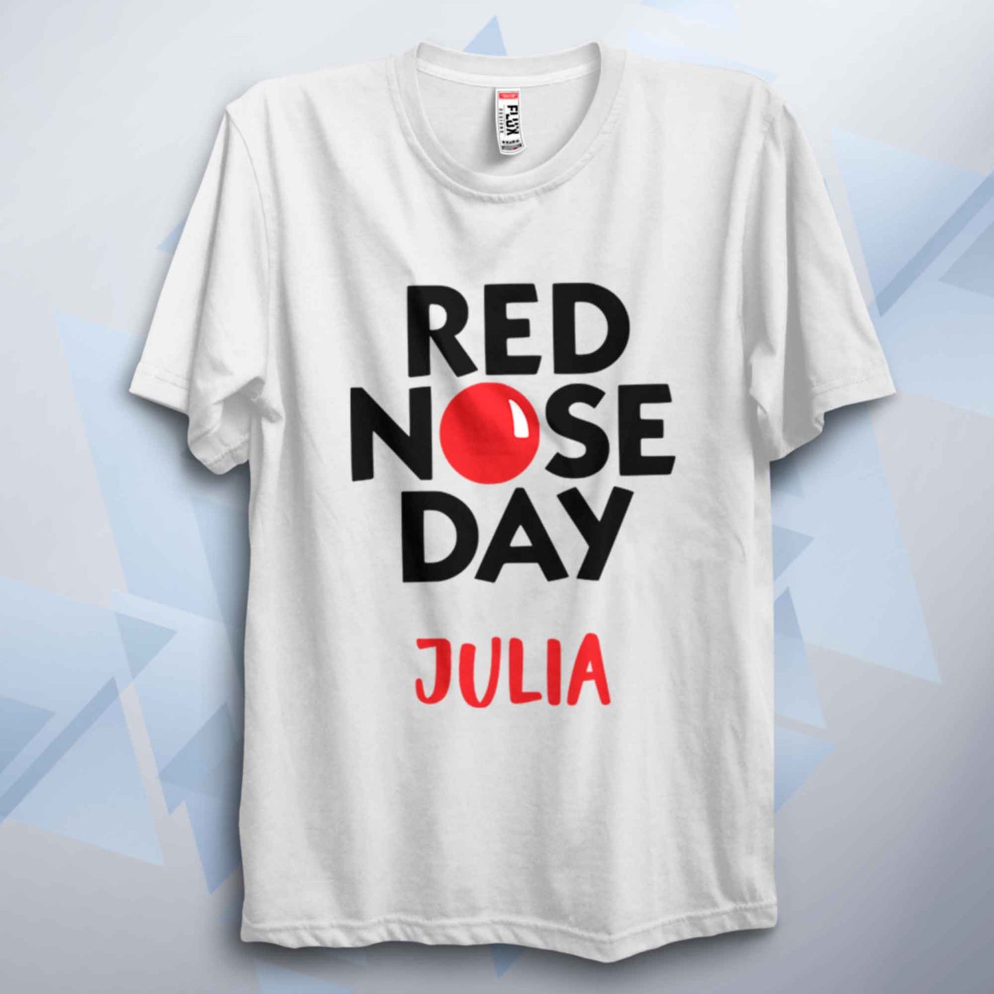 Personalised Red Nose Day Unisex Adult T Shirt