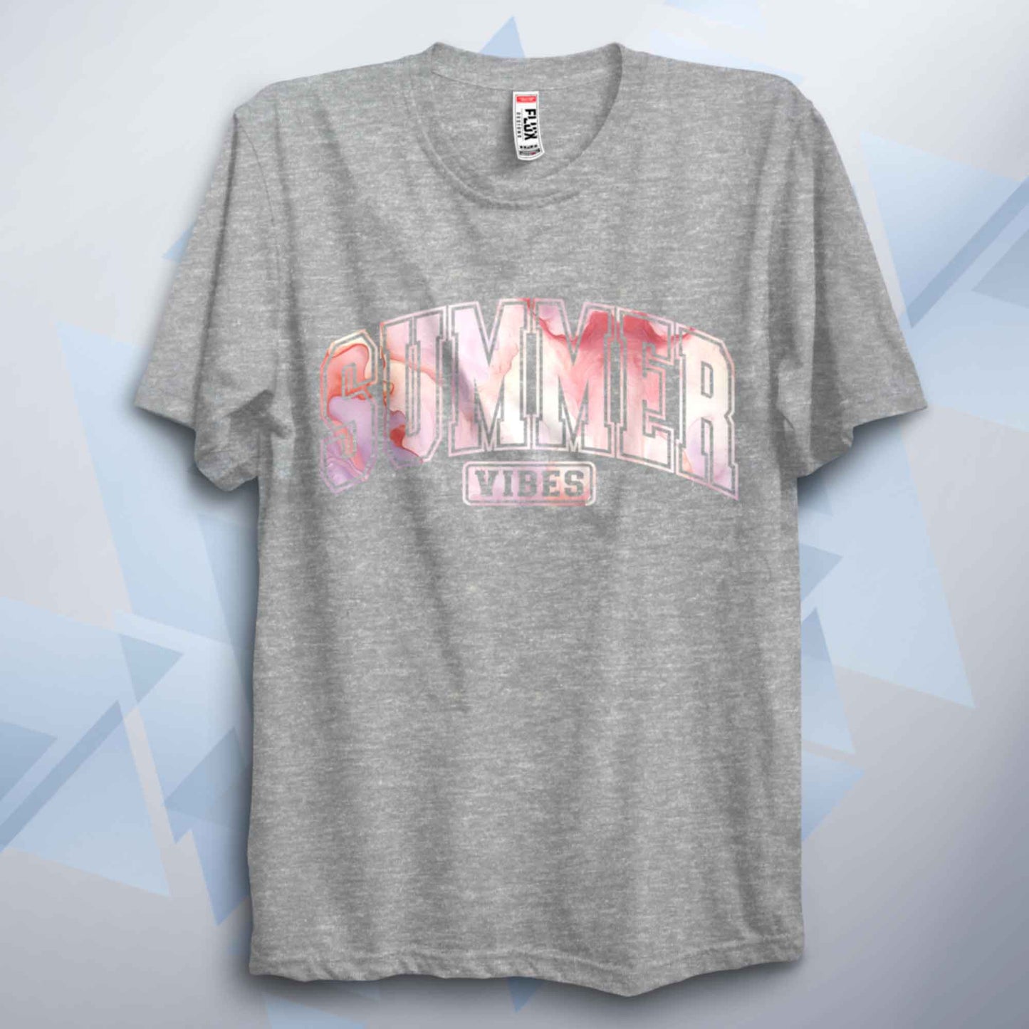 Summer Vibes Pink Unisex Adult T Shirt