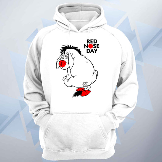 Red Nose Day Eeyore Unisex Hoodie