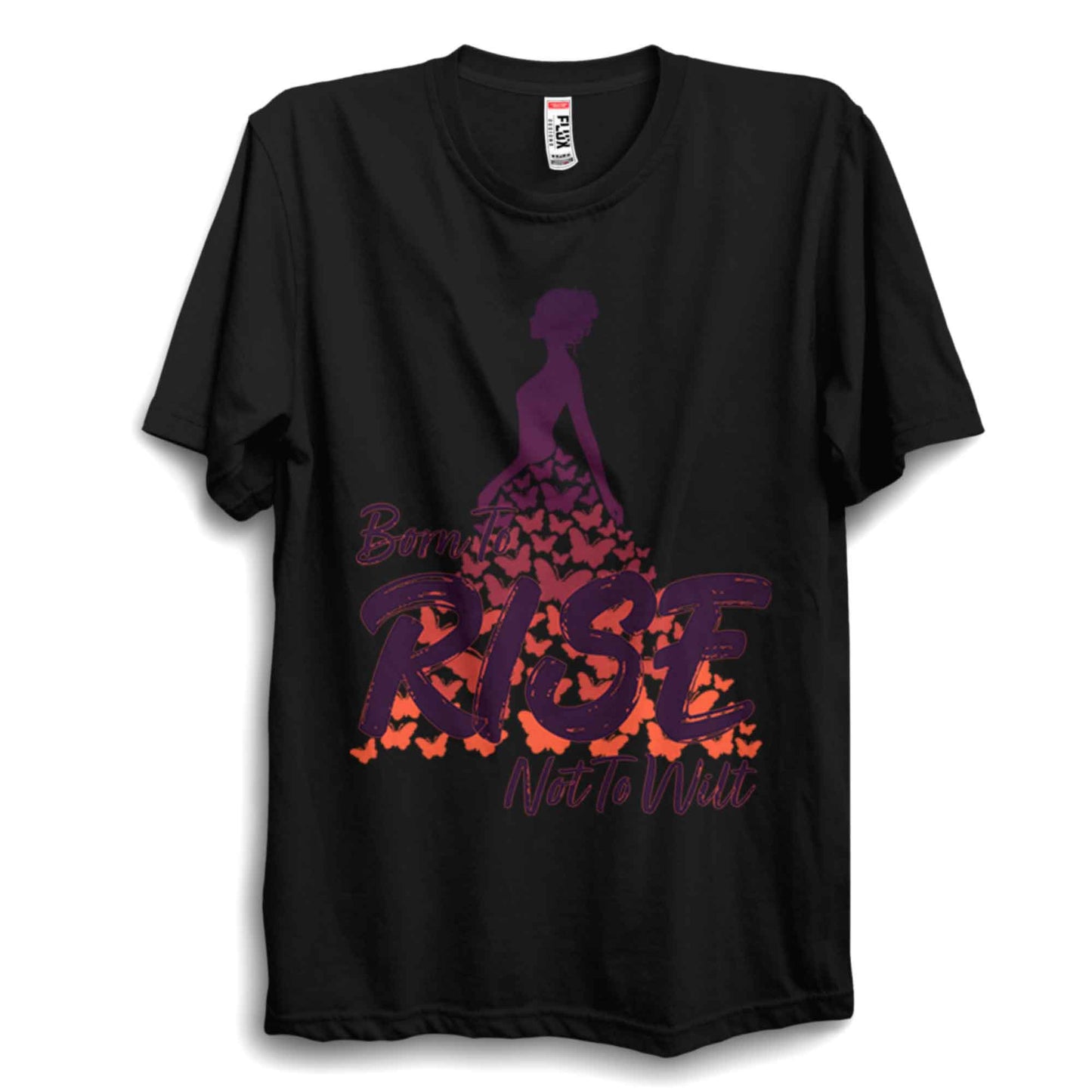 Born to Rise Rainbow Butterfly Unisex T-Shirt