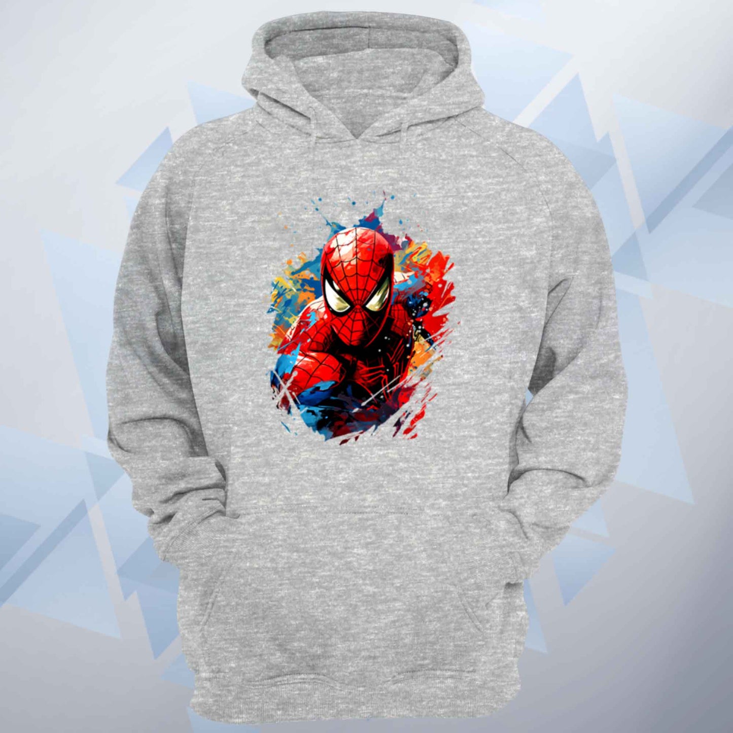 Watercolour Splat Spiderman Unisex Hoodie