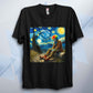 Starry Night Clown Unisex Parody T Shirt