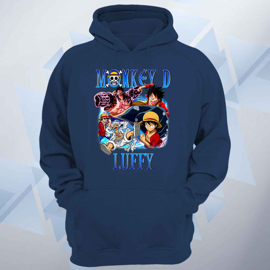 Vintage Luffy Anime Unisex Hoodie