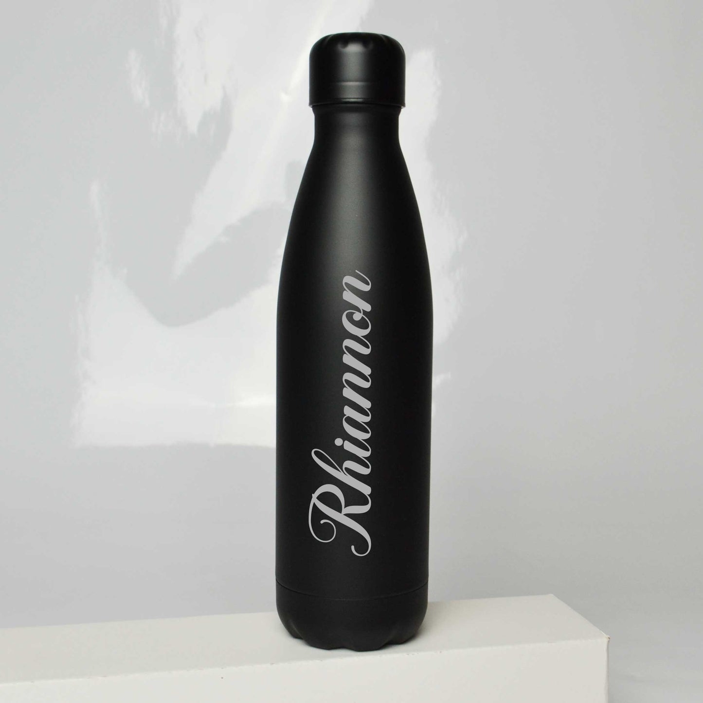 Personalised Name Water Bottle Custom Name Metal Thermos Bottle 500ml - FLUX DESIGNS