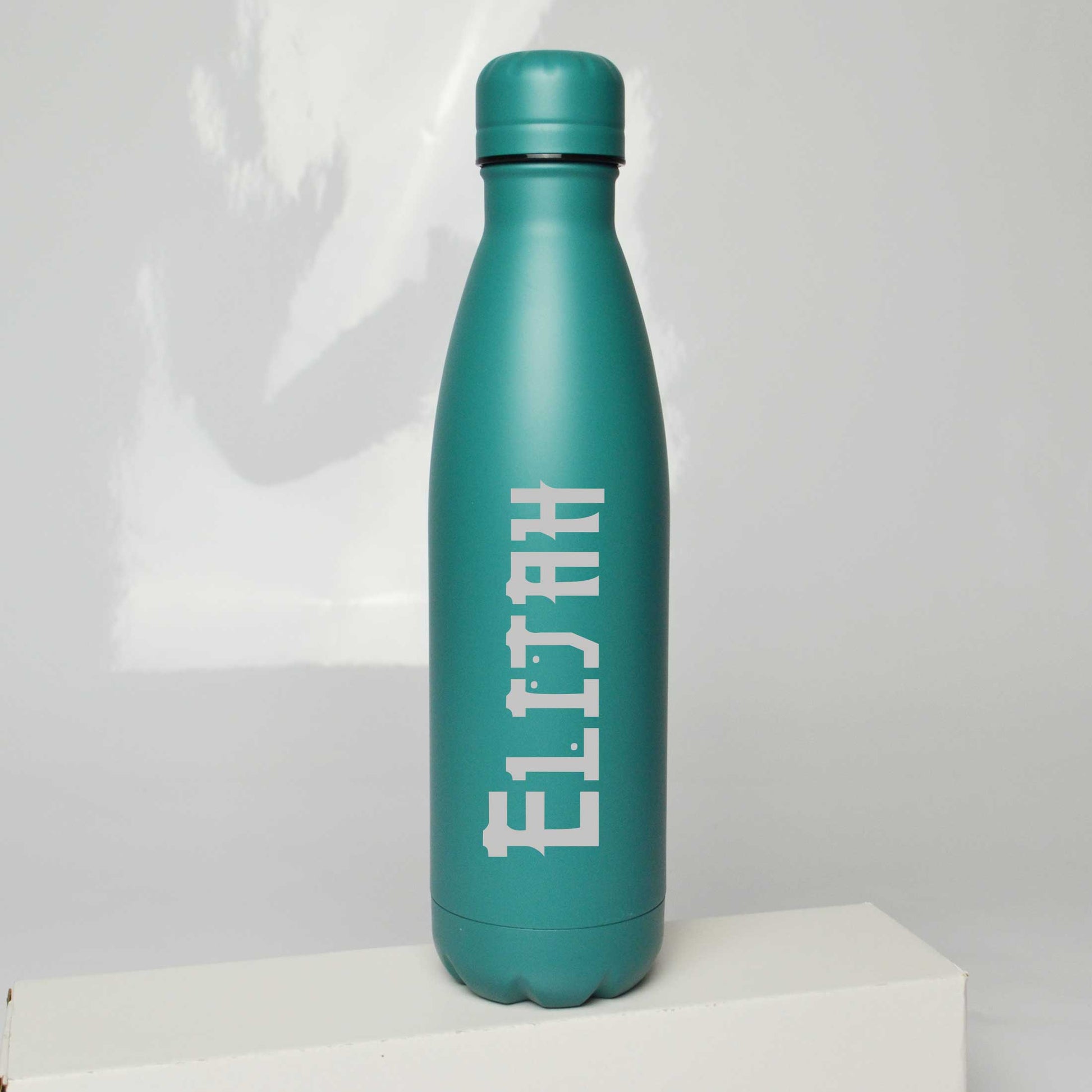 Personalised Name Water Bottle Custom Name Metal Thermos Bottle 500ml - FLUX DESIGNS