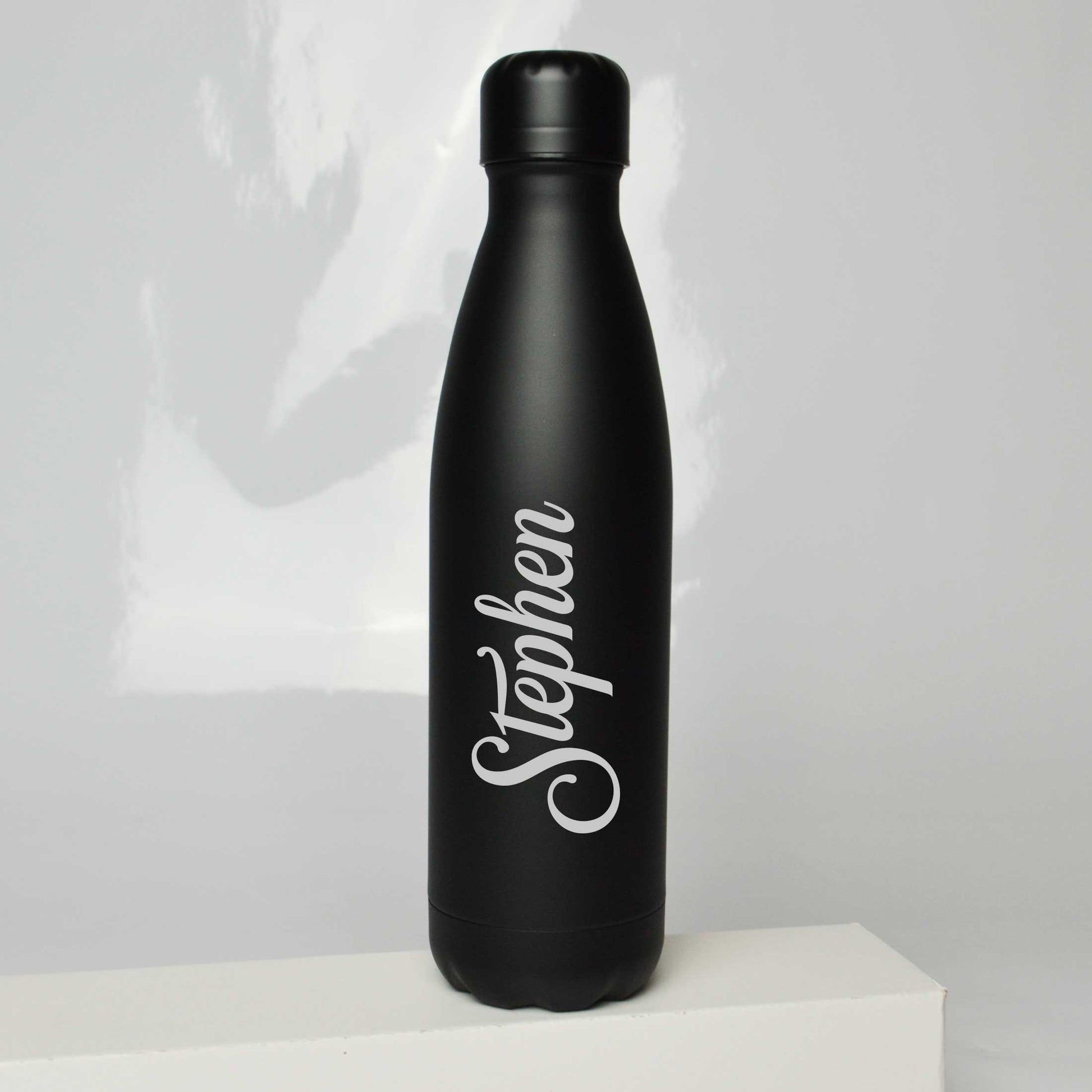 Personalised Name Thermos Water Bottle Customized Name Bottle 500ml - FLUX DESIGNS