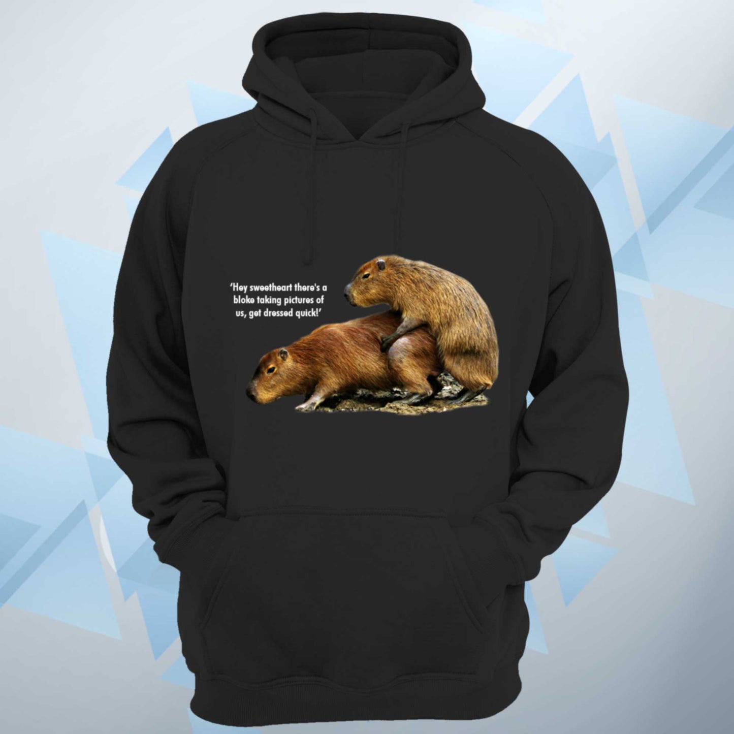 Capybara Get dressed Quick Unisex Hoodie