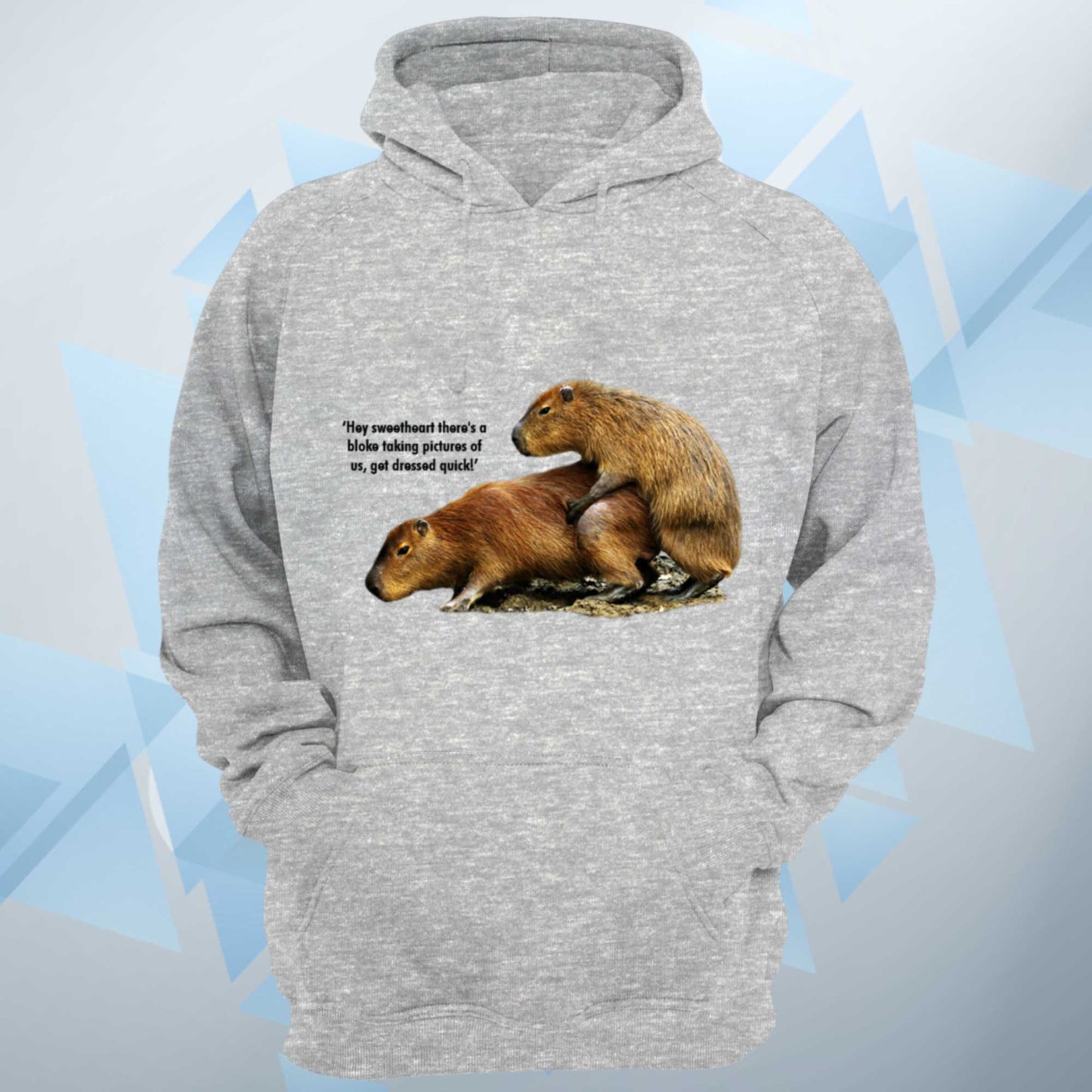 Capybara Get dressed Quick Unisex Hoodie