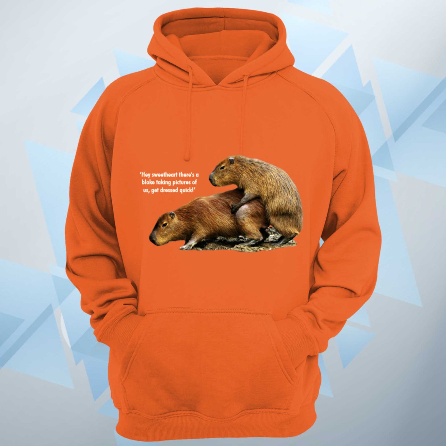 Capybara Get dressed Quick Unisex Hoodie