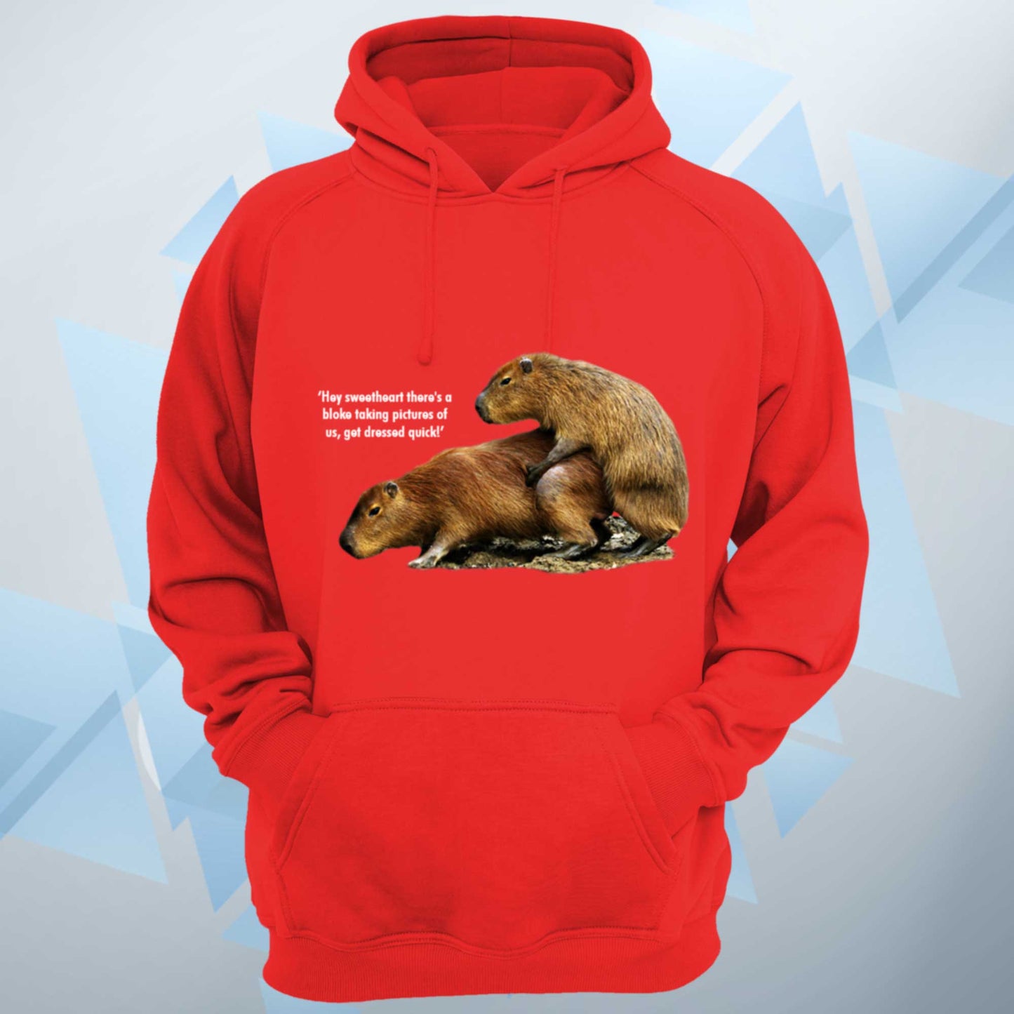 Capybara Get dressed Quick Unisex Hoodie