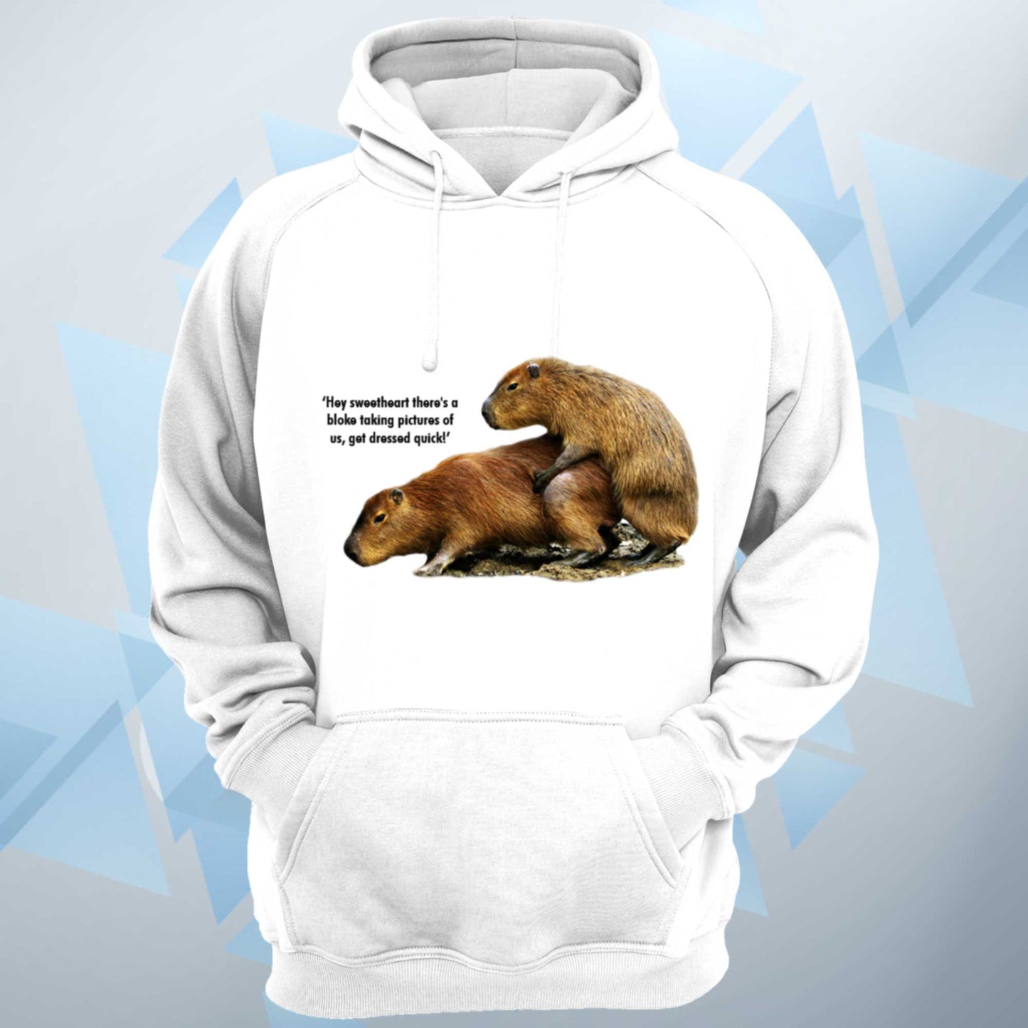 Capybara Get dressed Quick Unisex Hoodie