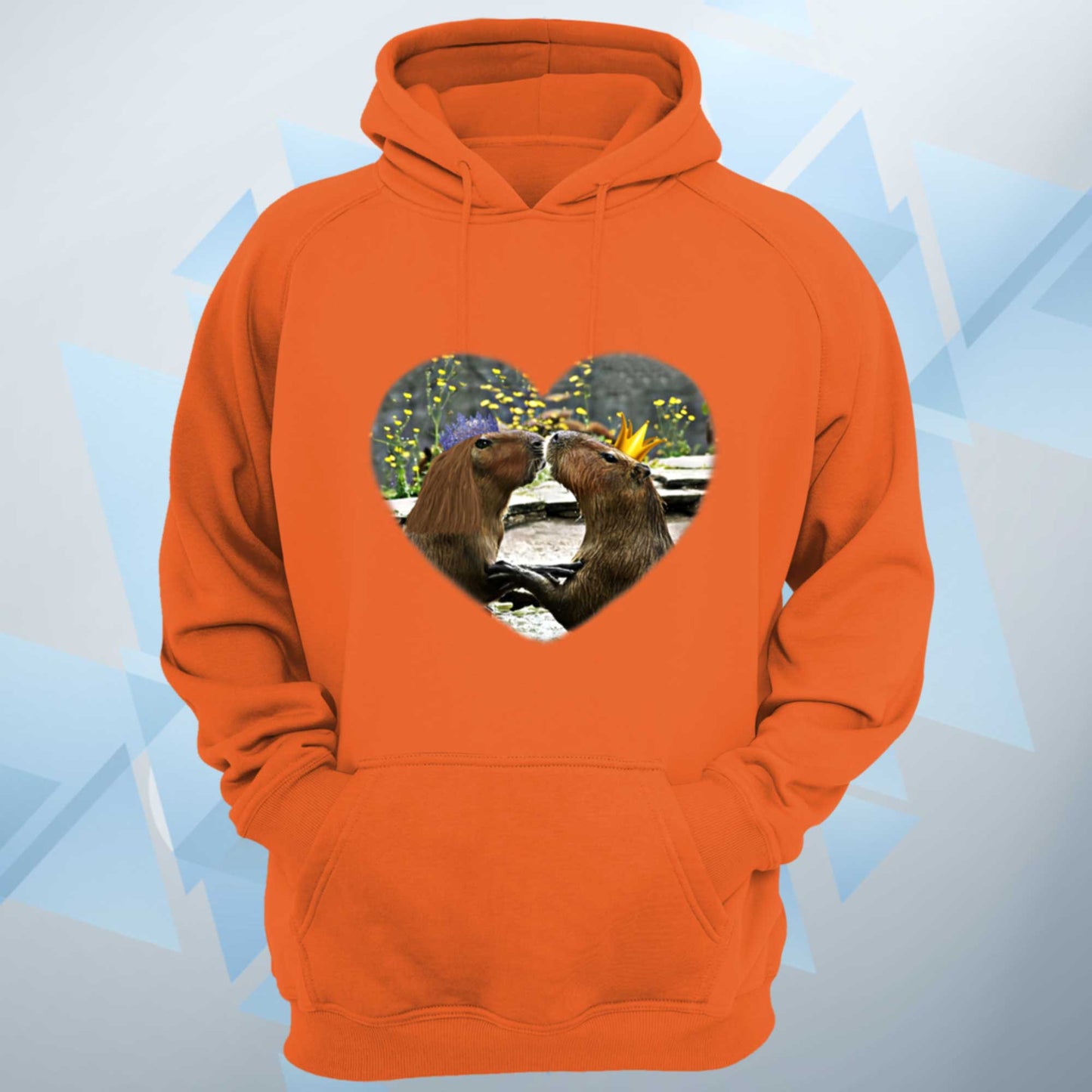 Capybara Kisses Unisex Hoodie