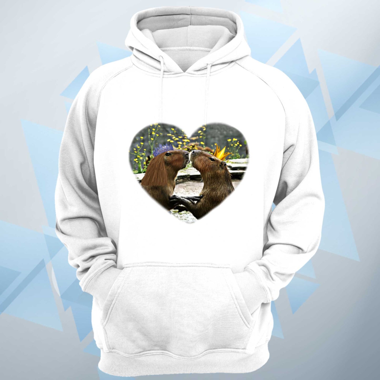 Capybara Kisses Unisex Hoodie