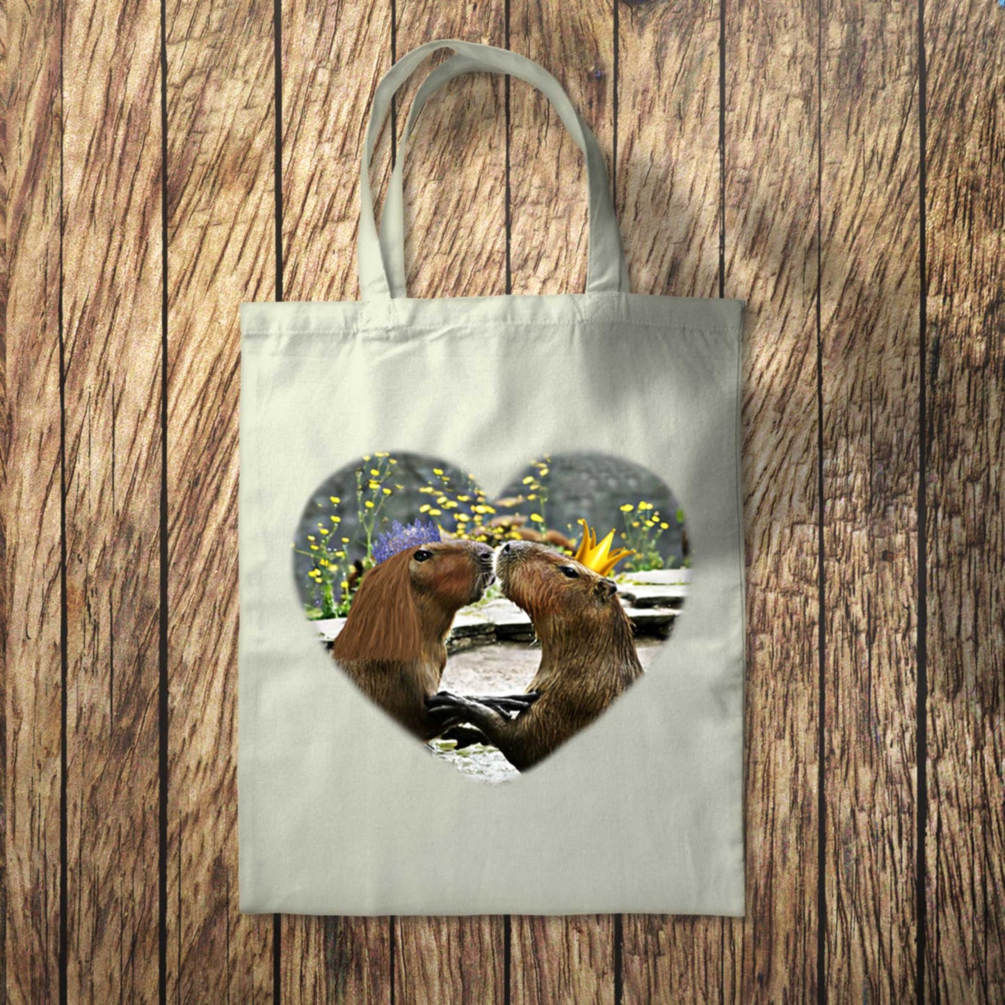 Capybara Kisses Tote Bag 10L Bag