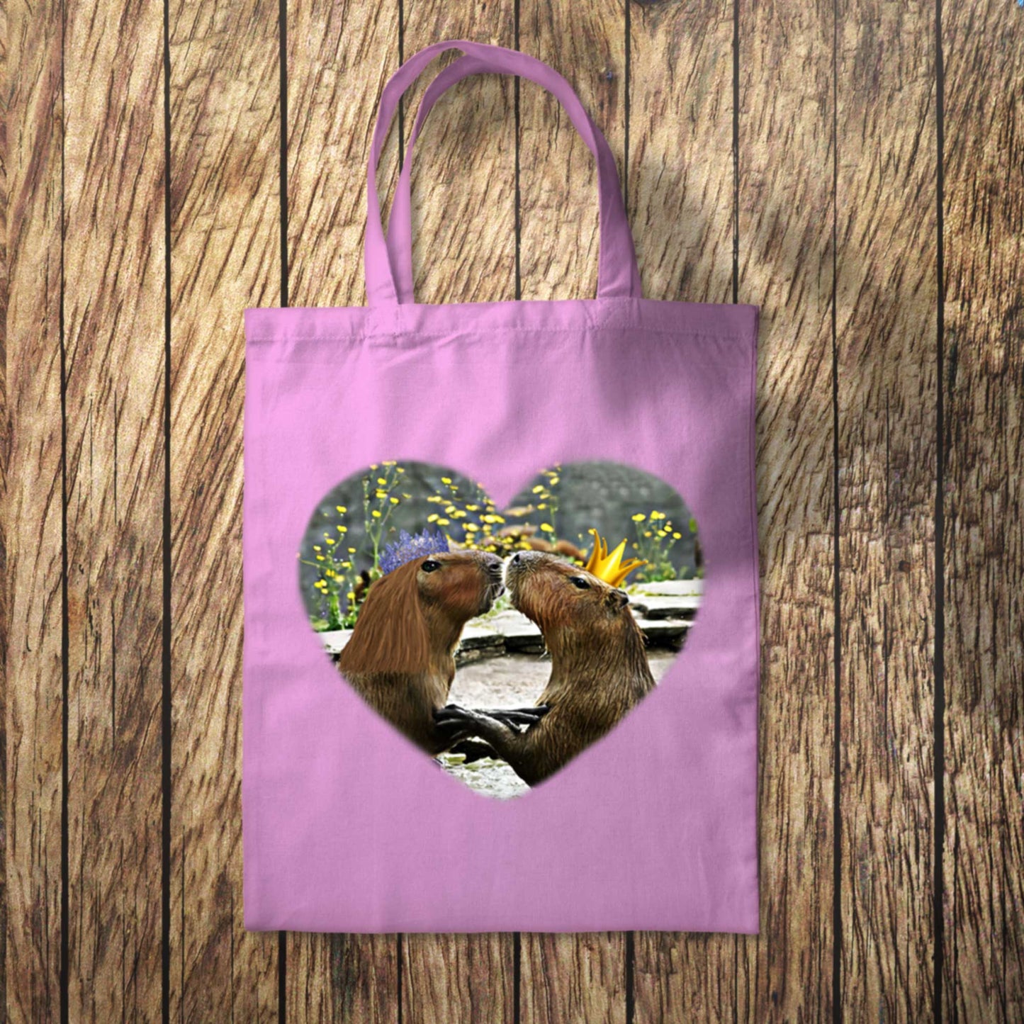 Capybara Kisses Tote Bag 10L Bag