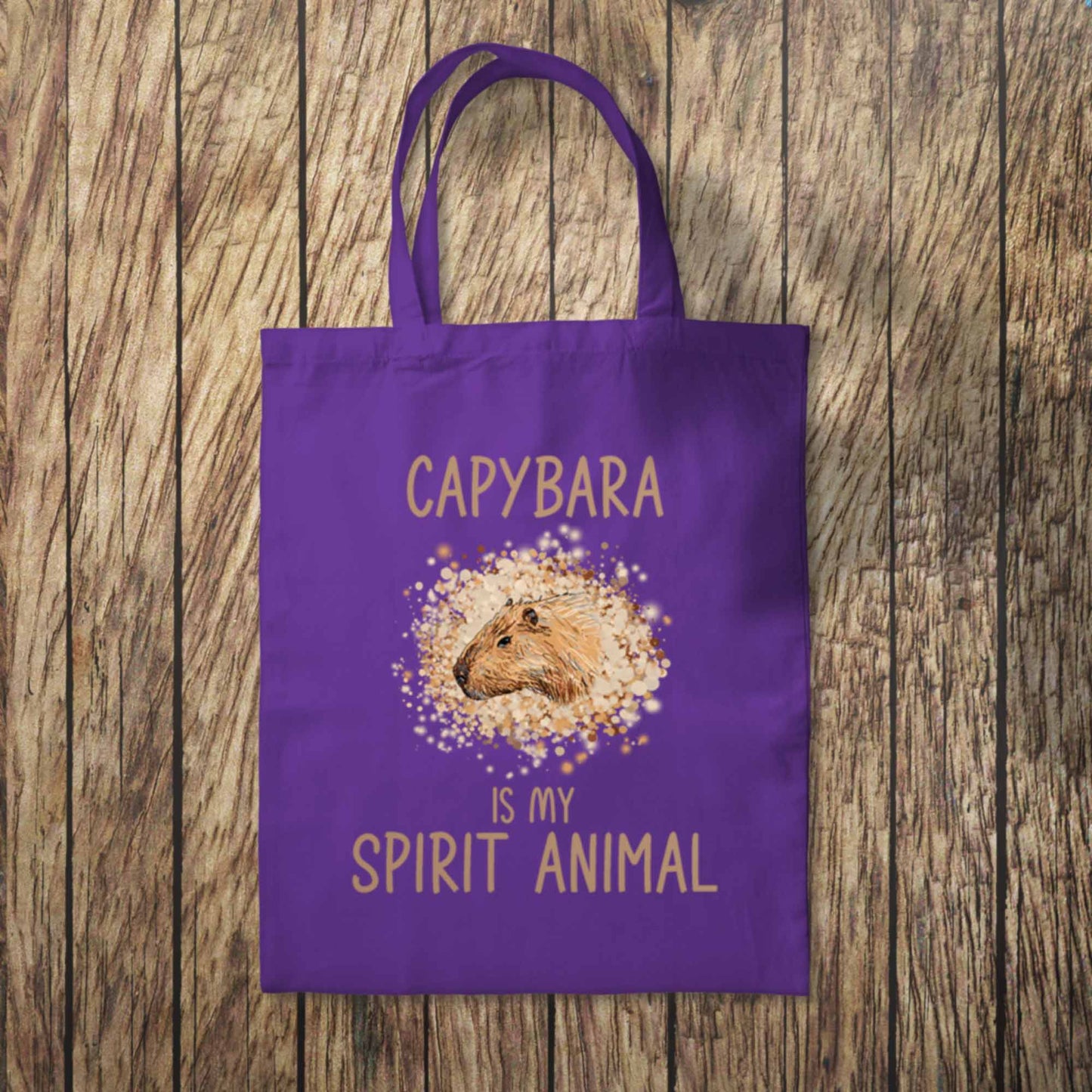 Capybara Is My Spirit Animal Tote Bag 10L Bag