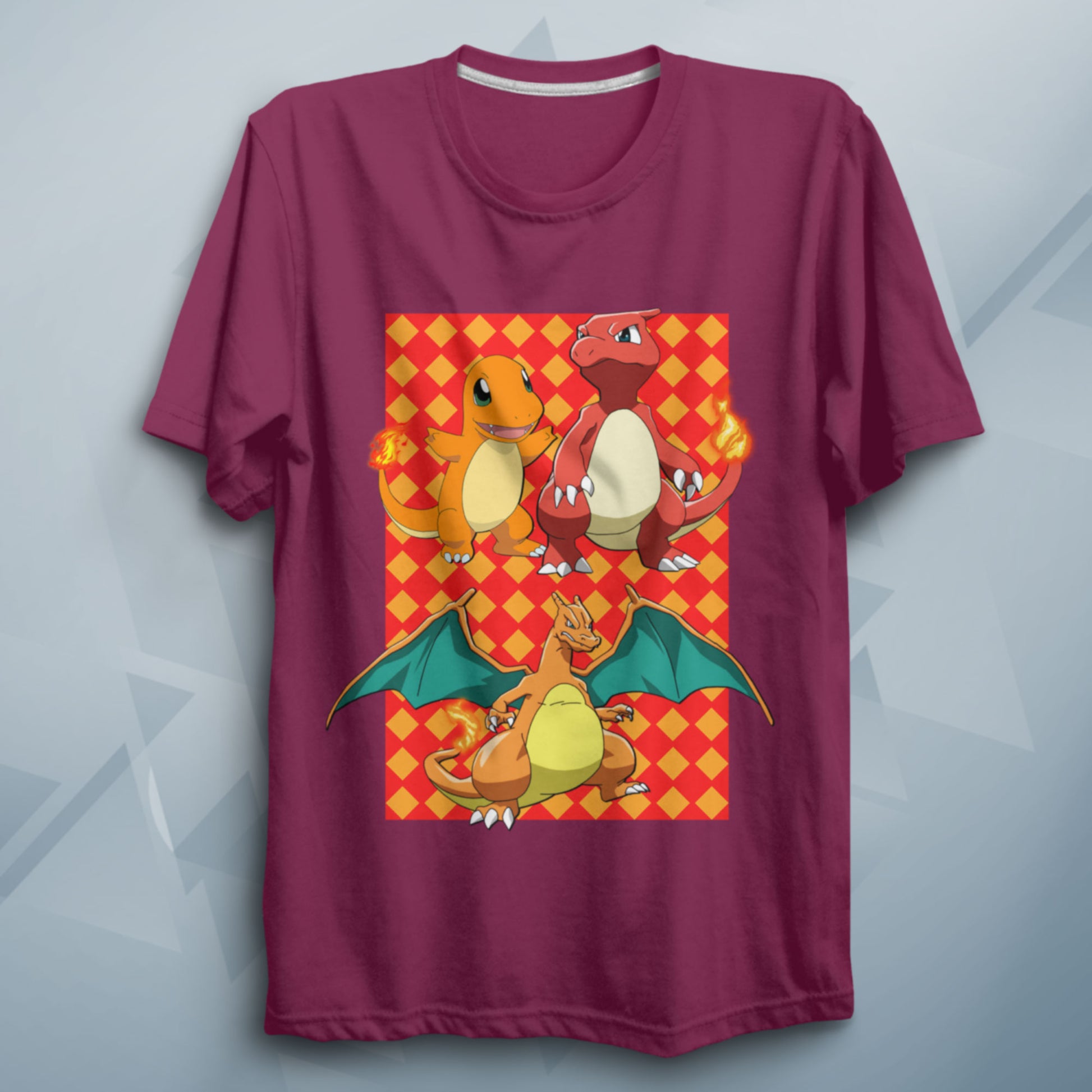 PKMN Charizard Evolution T Shirt Anime Shirt - FLUX DESIGNS