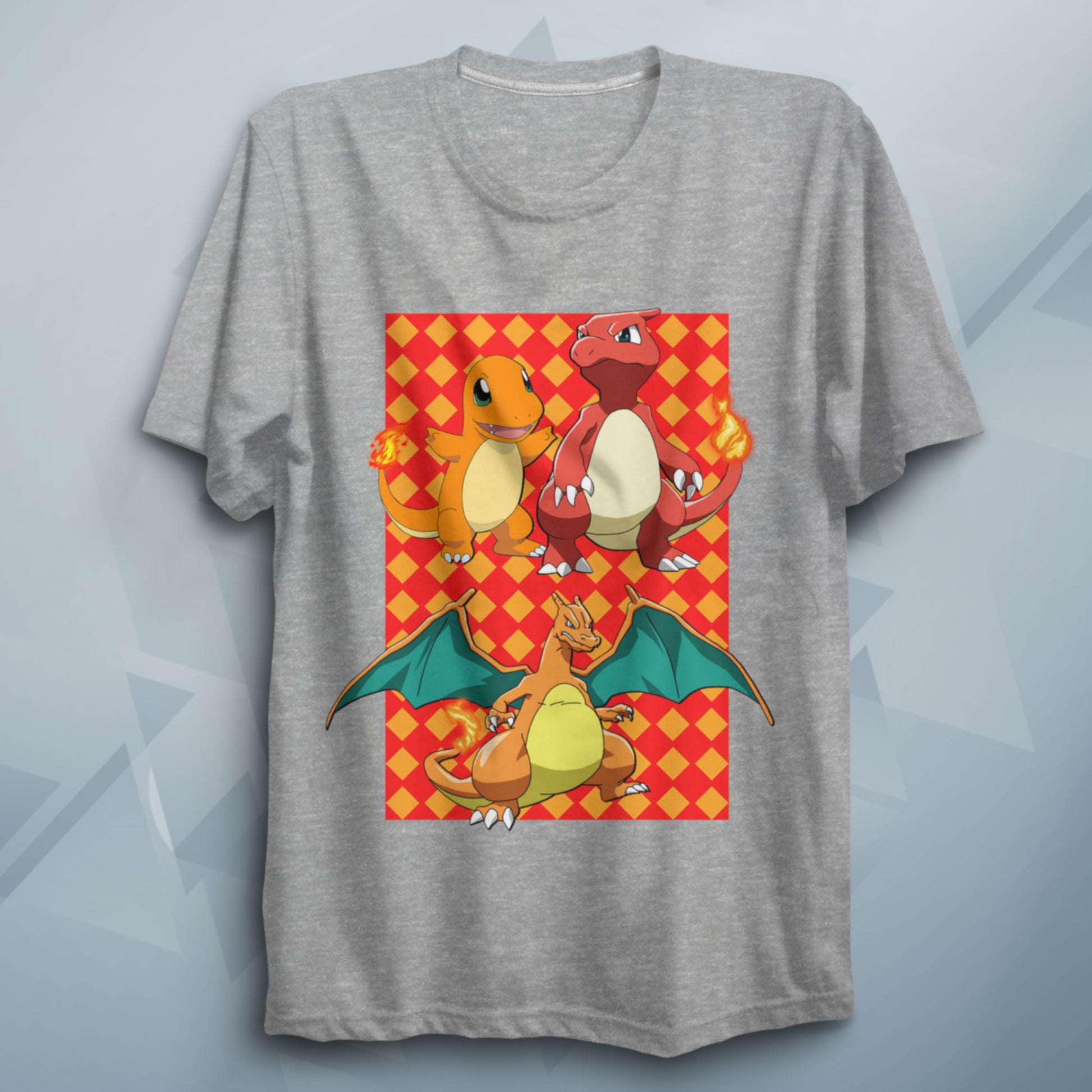 PKMN Charizard Evolution T Shirt Anime Shirt - FLUX DESIGNS