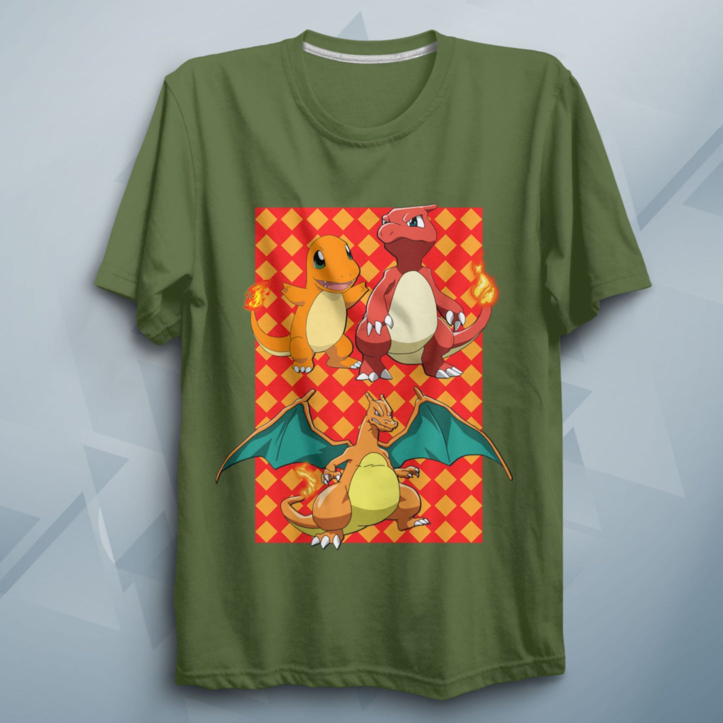 PKMN Charizard Evolution T Shirt Anime Shirt - FLUX DESIGNS