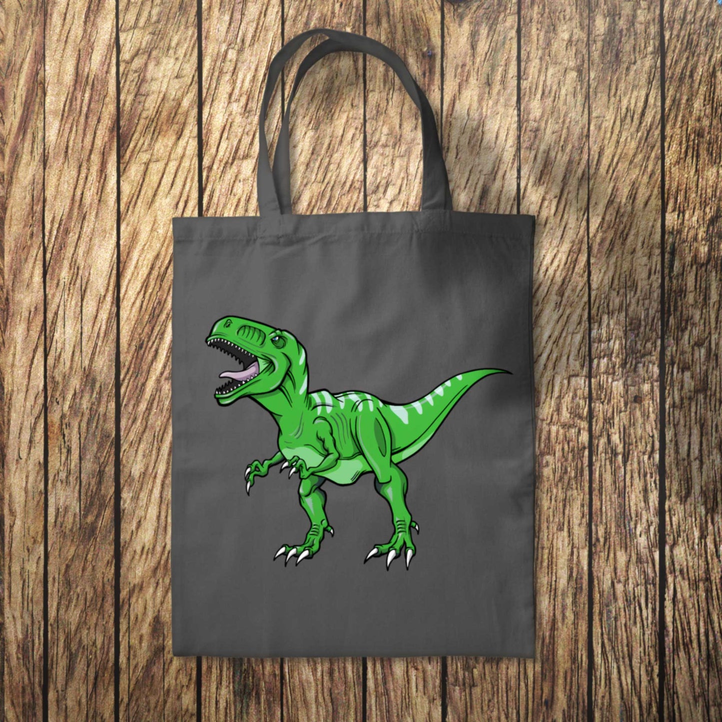 Purple Dinosaur Tote Bag 10L Bag