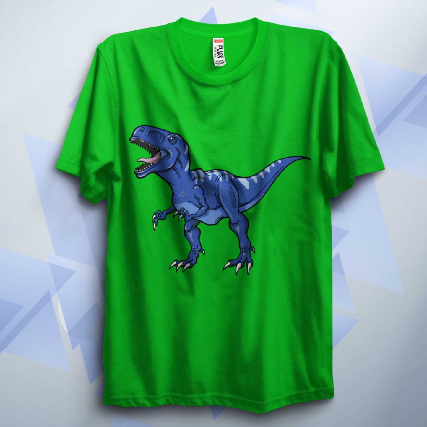 Blue Dinosaur Classic Kid's T Shirt