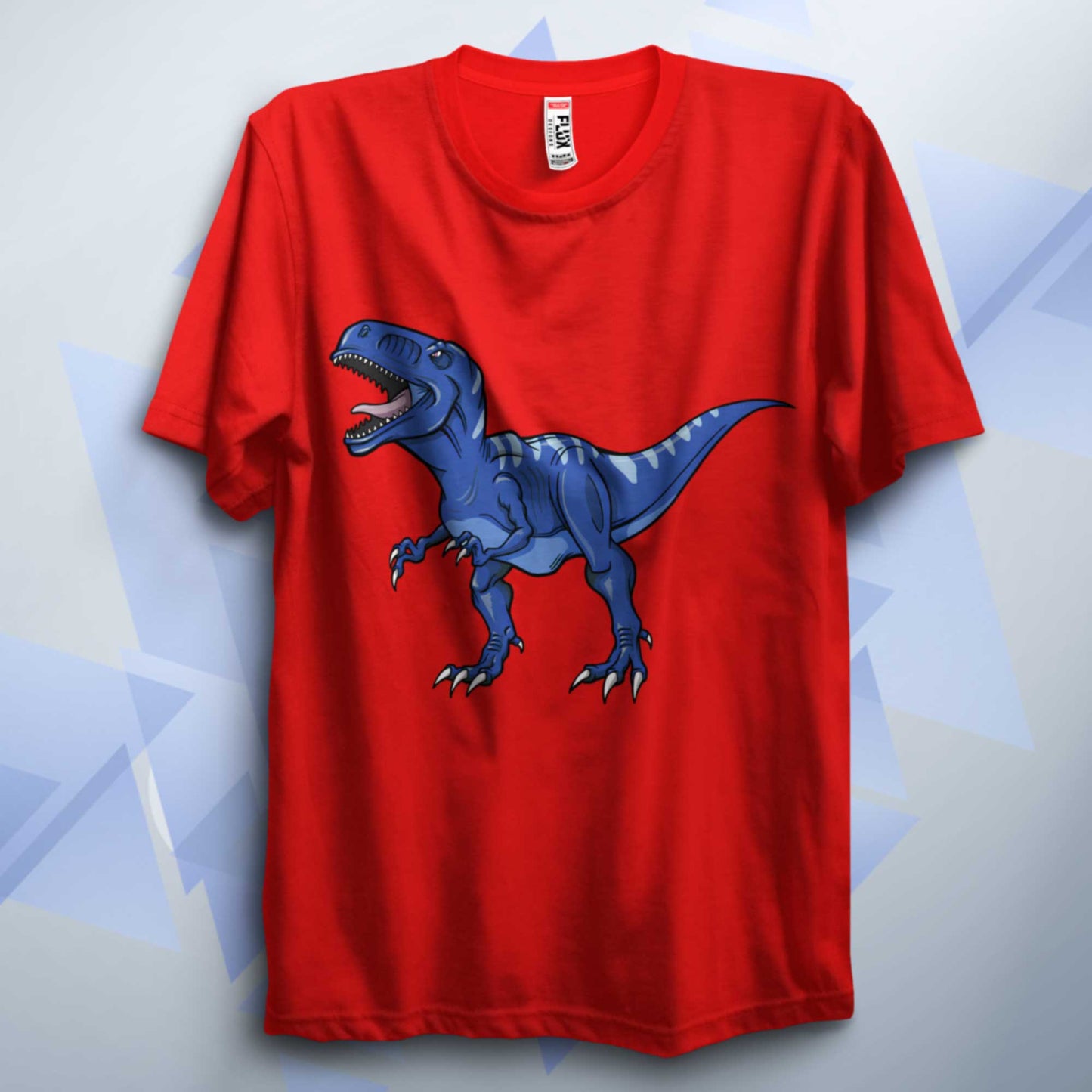 Blue Dinosaur Classic Kid's T Shirt