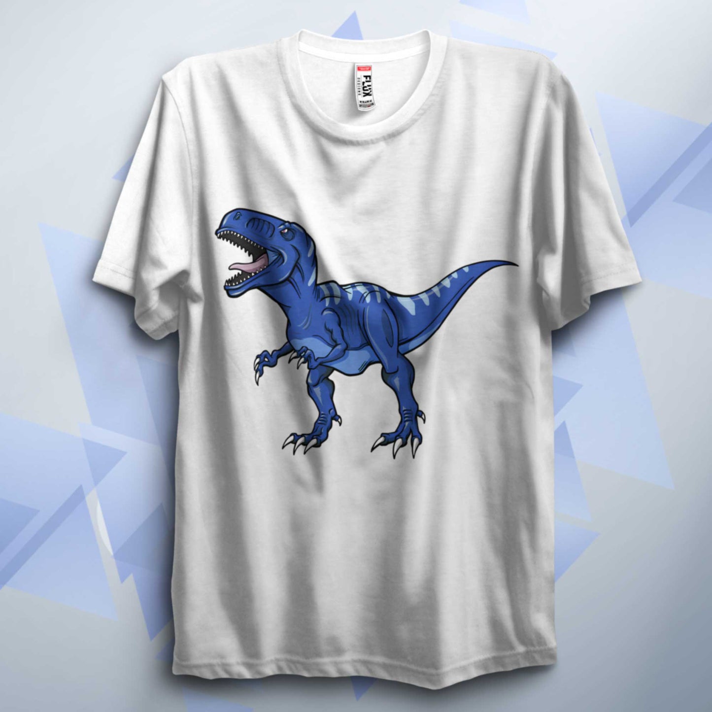 Blue Dinosaur Classic Kid's T Shirt