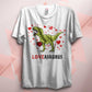 Valentines Loveasaurus Yellow Dinosaur T Shirt