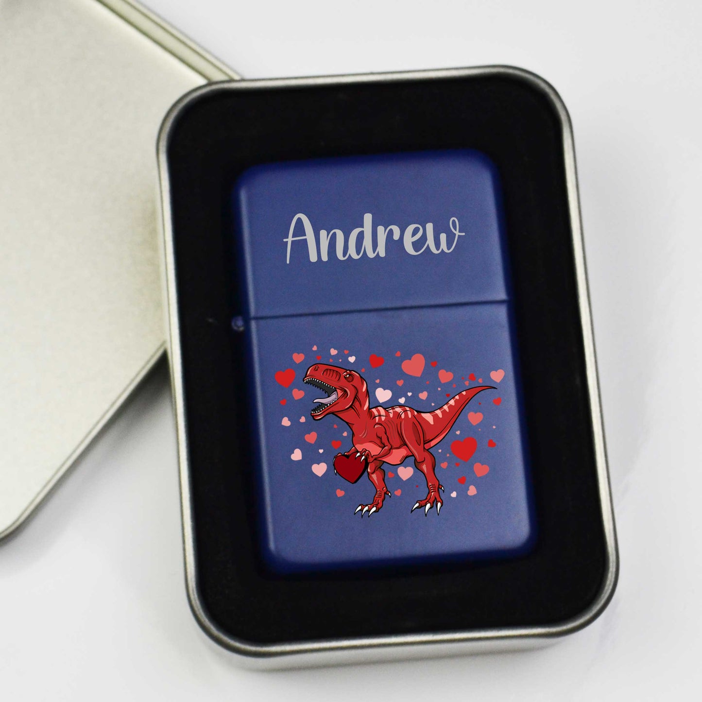 Personalised Valentines Dinosaur Lighter