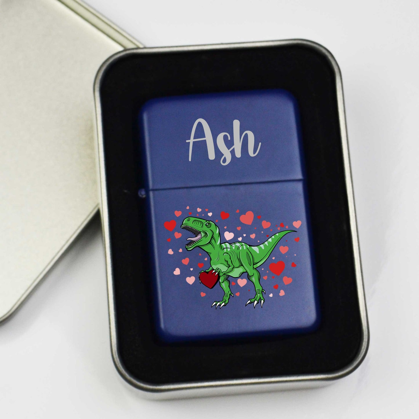 Personalised Valentines Dinosaur Lighter