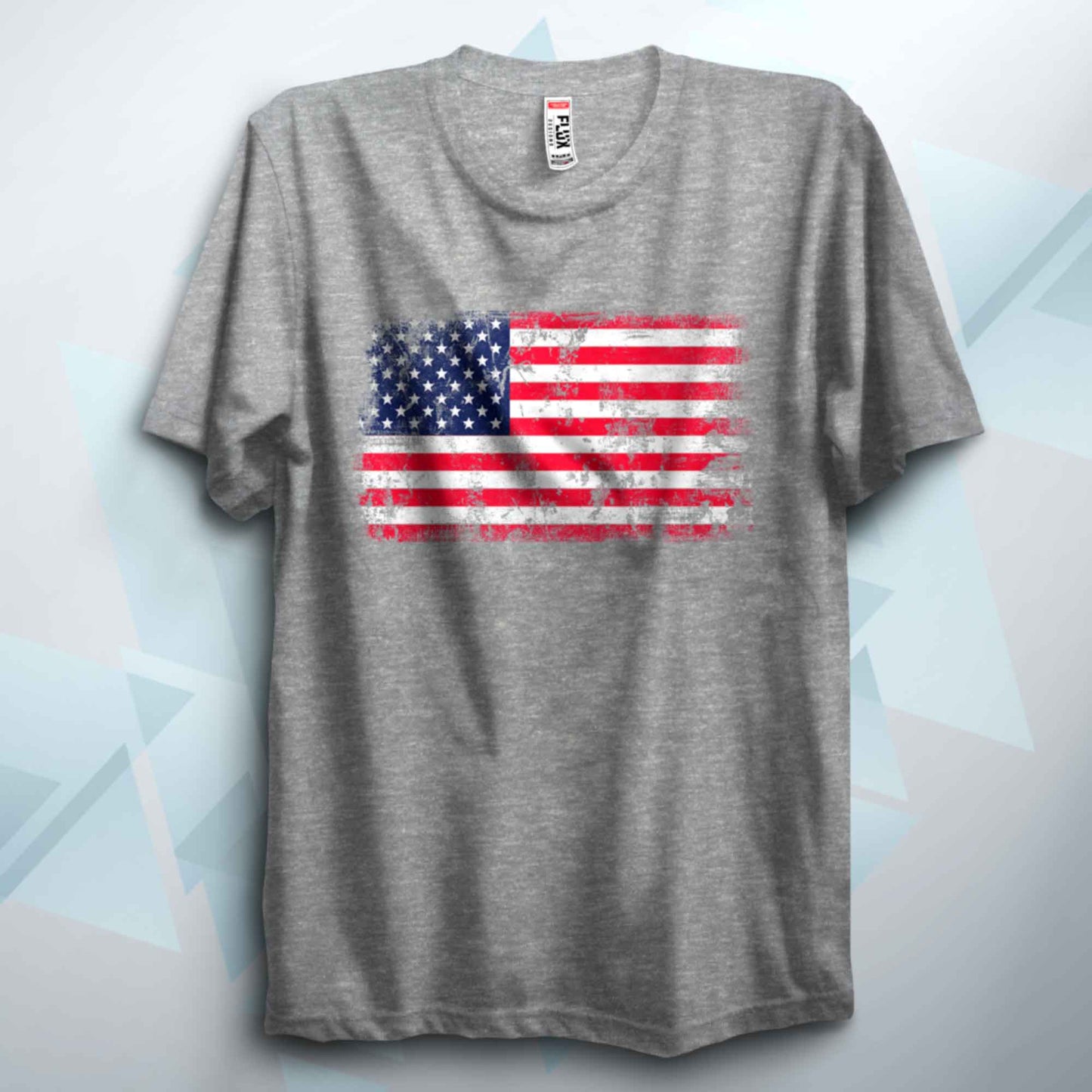 Distressed USA Flag T Shirt