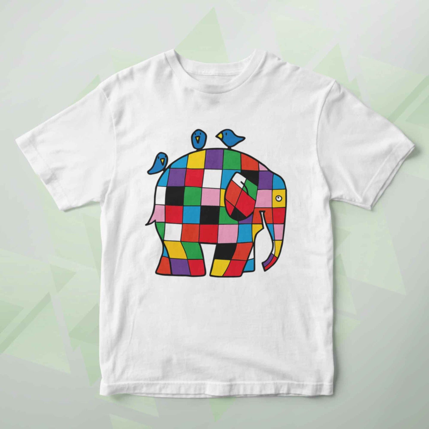 Patched Elephant Classic Kid's T Shirt