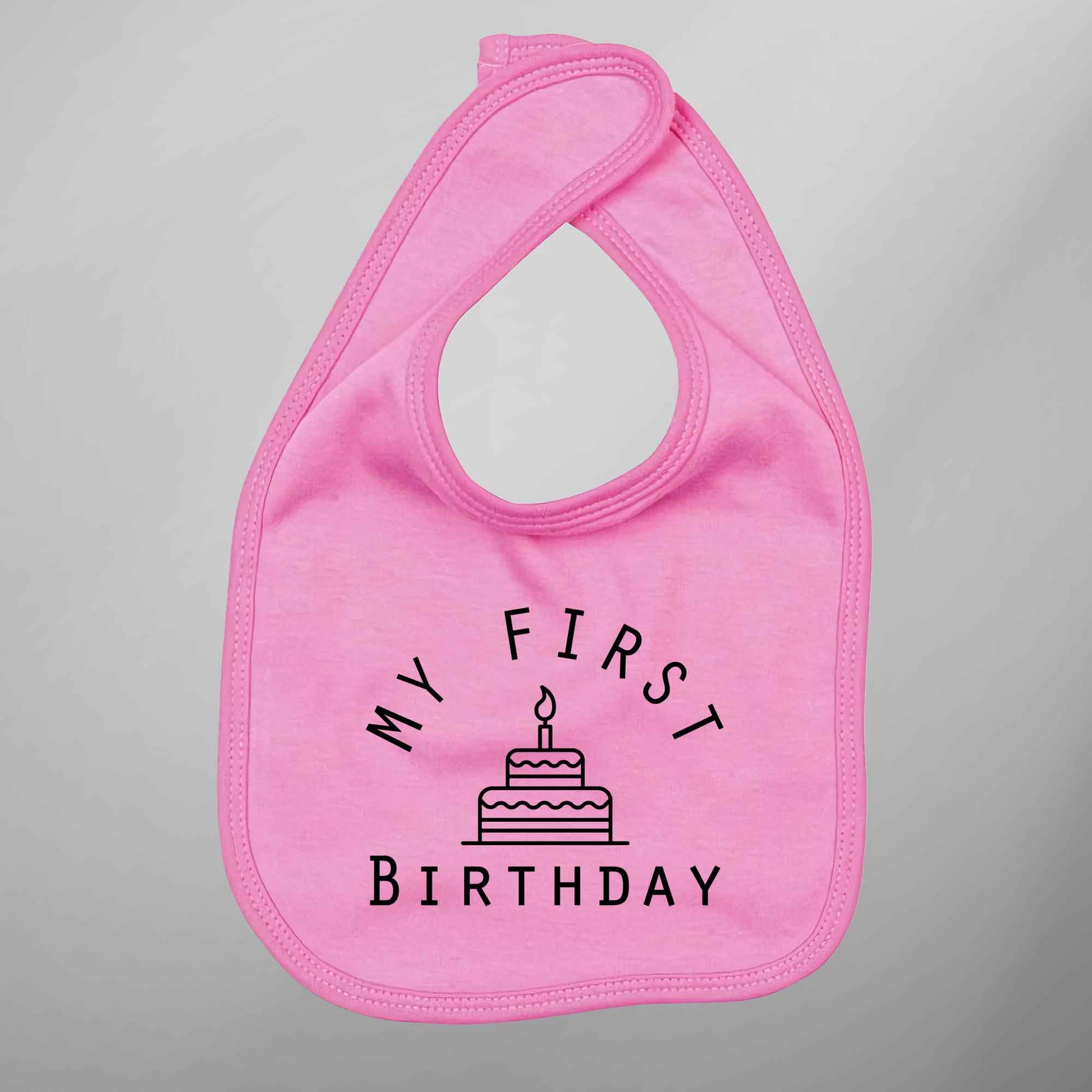 Baby Bib My First Birthday Bib 1st Birthday Baby Gift - FLUX DESIGNS