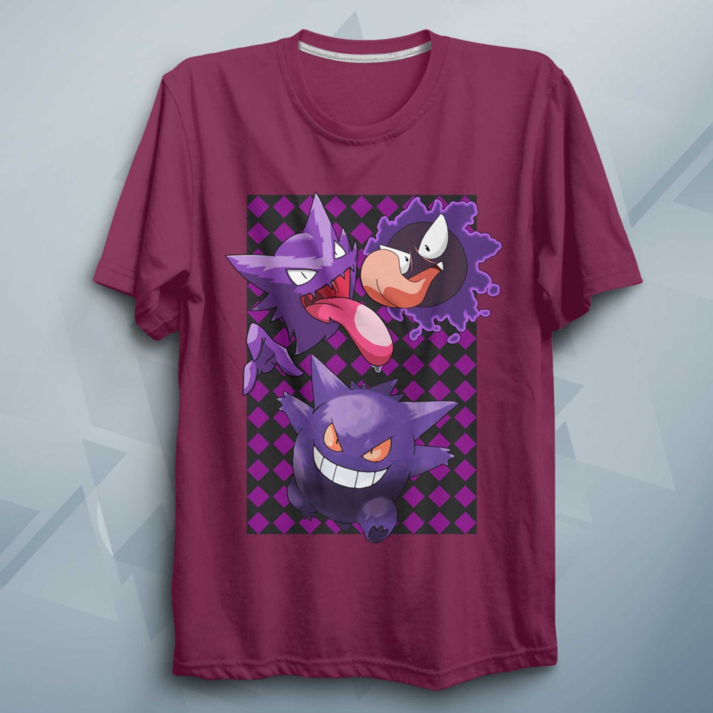 PKMN Gengar Haunter Ghastly T Shirt Anime Shirt - FLUX DESIGNS