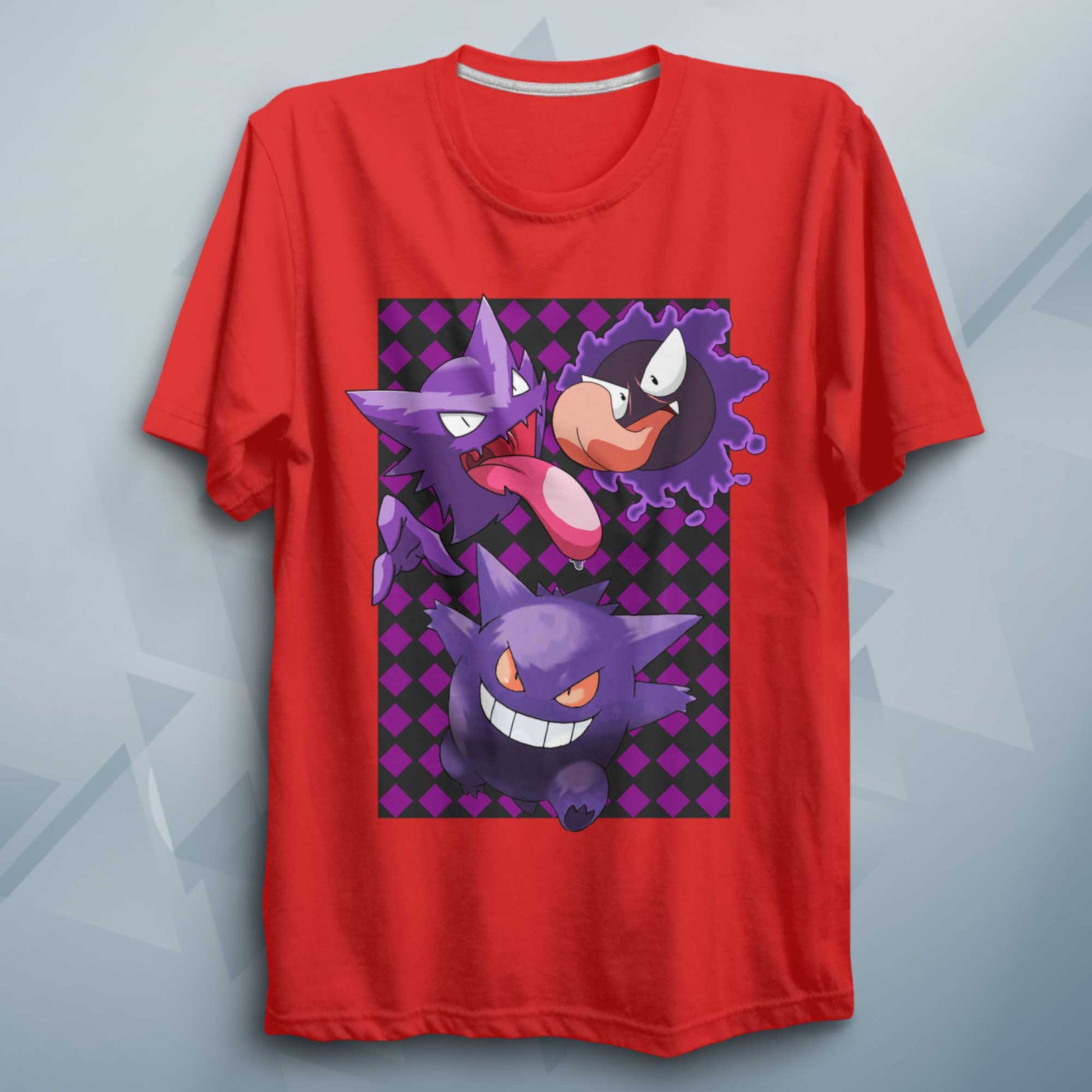 PKMN Gengar Haunter Ghastly T Shirt Anime Shirt - FLUX DESIGNS