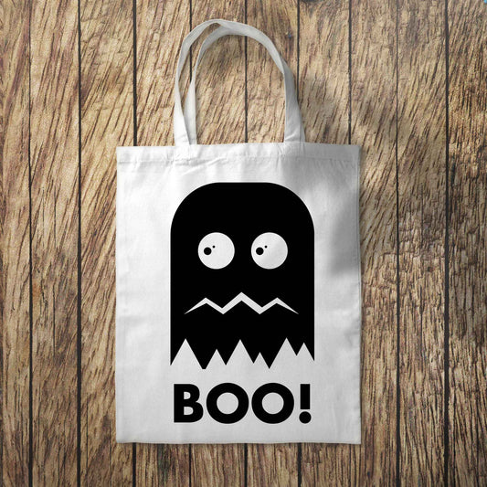 Halloween Tote Bag Ghost BOO! 10L Bag - FLUX DESIGNS