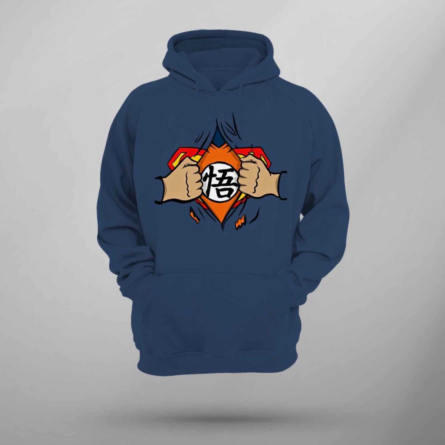 DBZ Goku Hoodie Anime Hoodie Kakarot Superman - FLUX DESIGNS