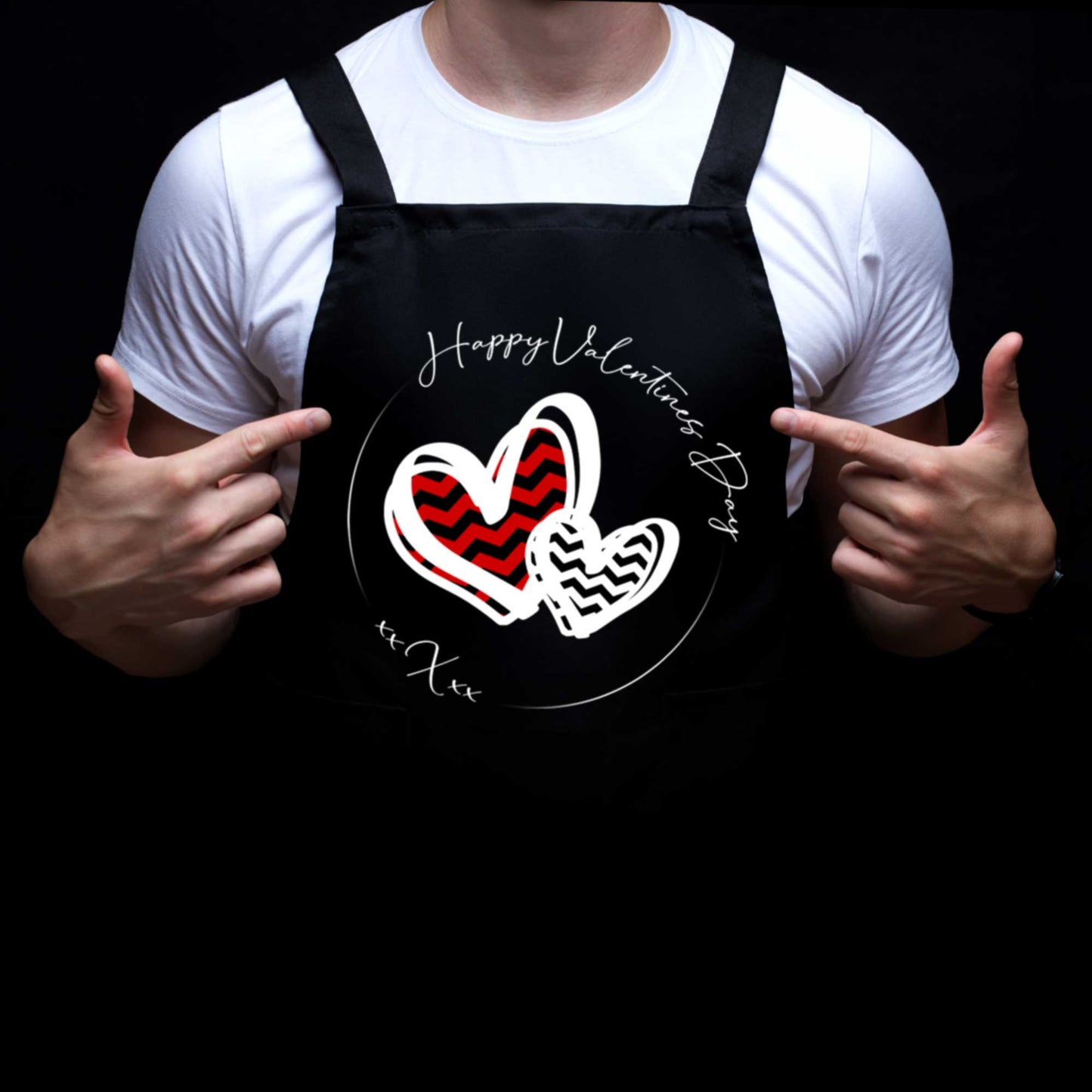 Happy Valentines Day Apron