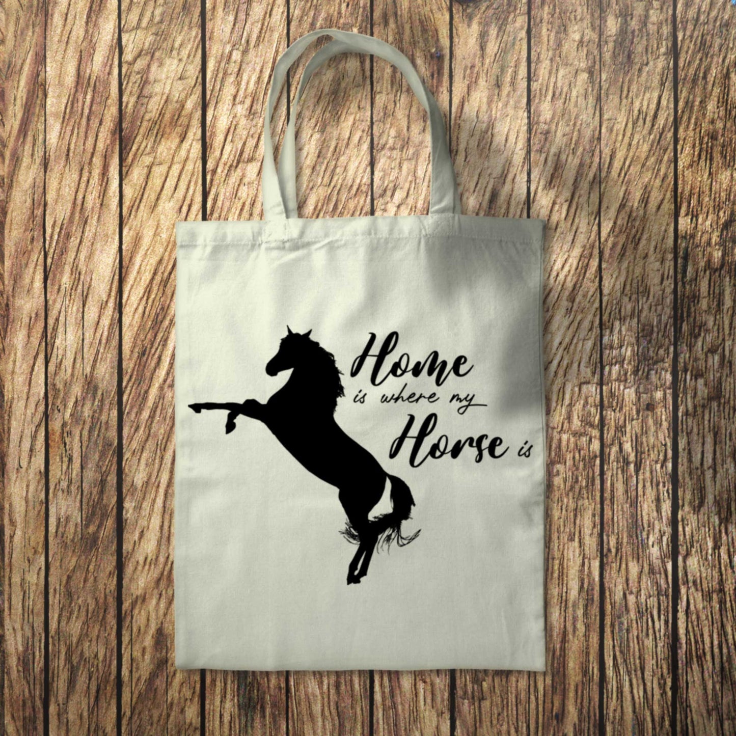 Home Is Where My Horse Is Tote Bag 10L Bag