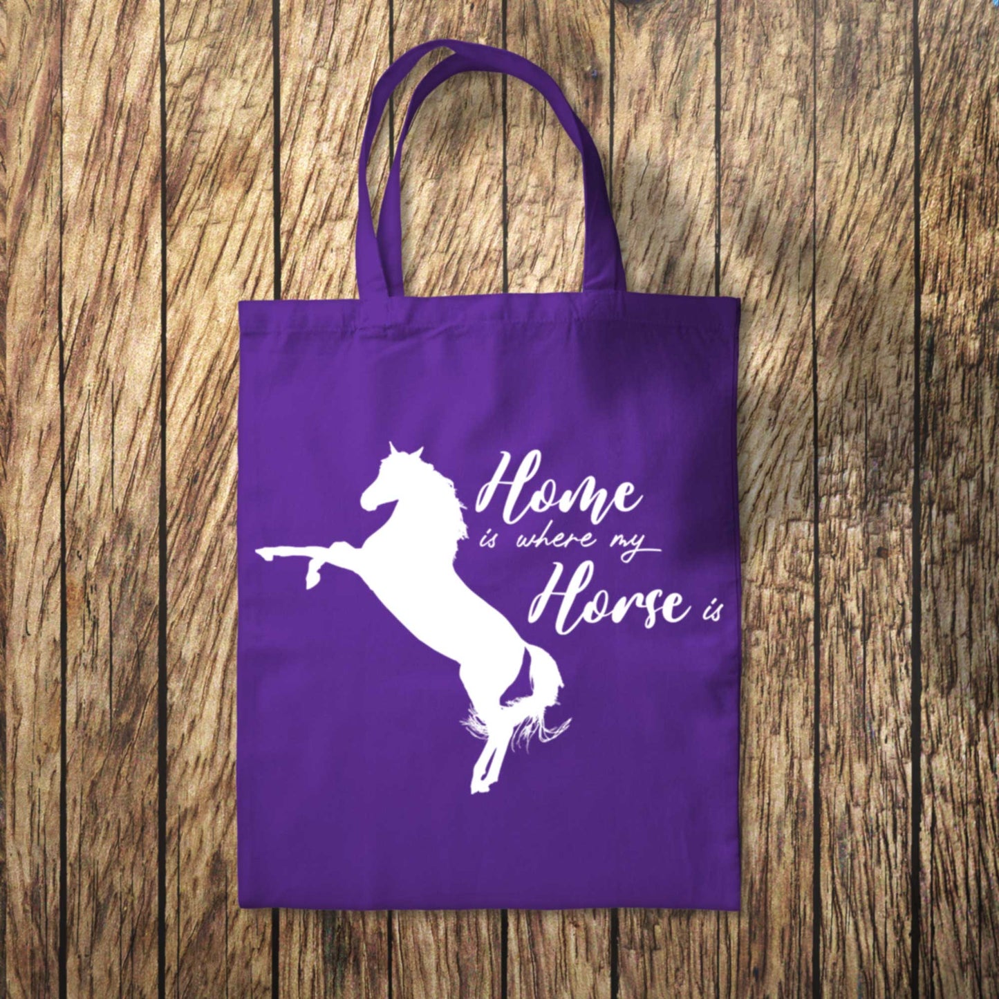 Home Is Where My Horse Is Tote Bag 10L Bag