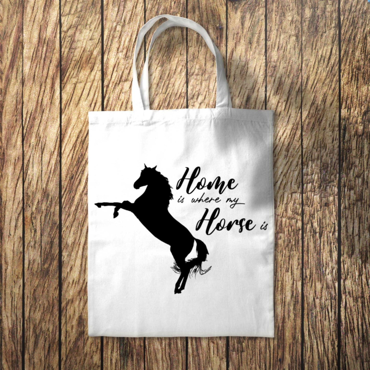 Home Is Where My Horse Is Tote Bag 10L Bag